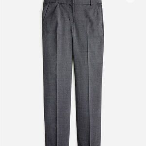 NWT J.Crew Cameron Slip Crop Wool  Dress Pants 00
